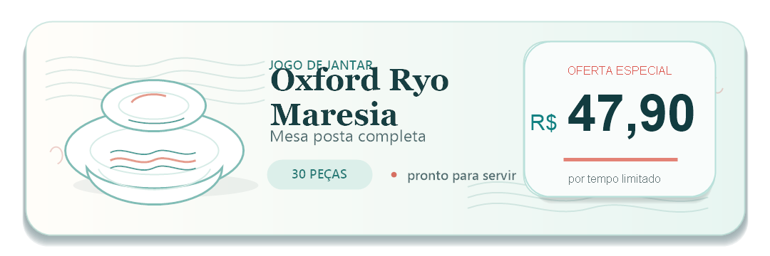 Oferta Oxford Ryo Maresia por R$ 47,90